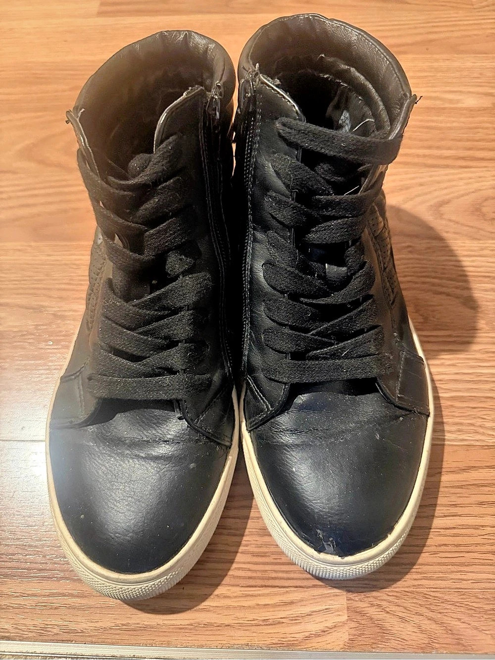 Steve Madden Black High Top Sneakers